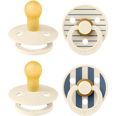 Bibs Pin Ivory Vanilla Mix/Pin Ivory Steel Blue Mix Smokk Studio Colour 4-Pakke Latex