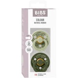 Bibs Sage/Hunter Green Smokk Colour Holiday Leaf 2-Pakning Latex