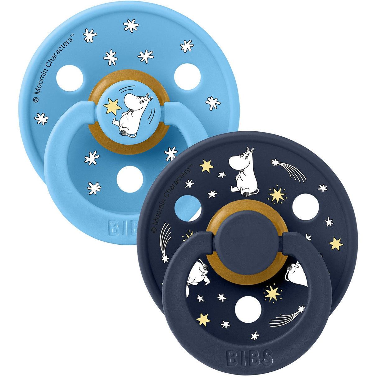 Bibs X Moomin Breeze Mix Smokk Colour 2-Pakning Good Night Latex