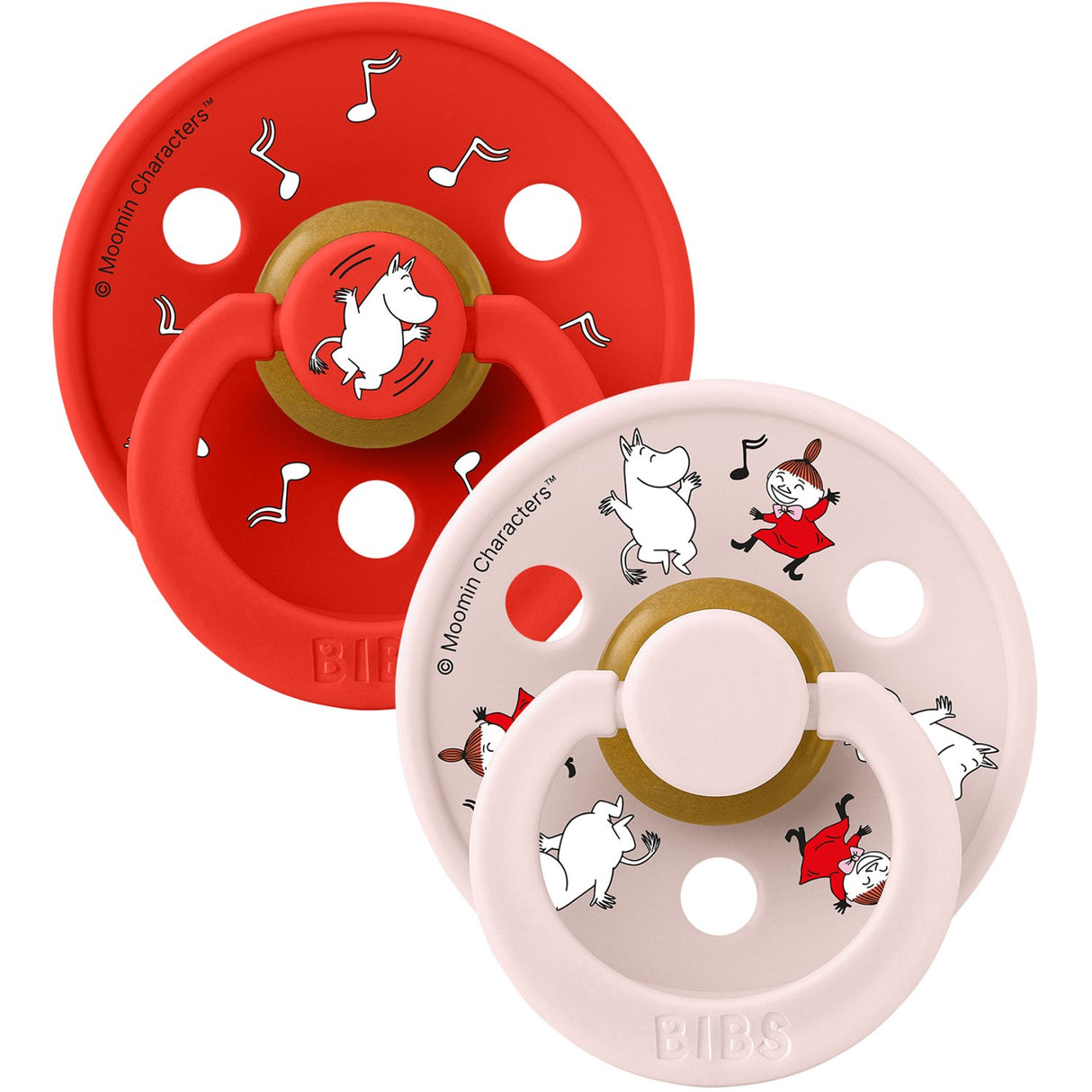 Bibs X Moomin Candy Apple Mix Smokk Colour 2-Pakning Dancing Latex