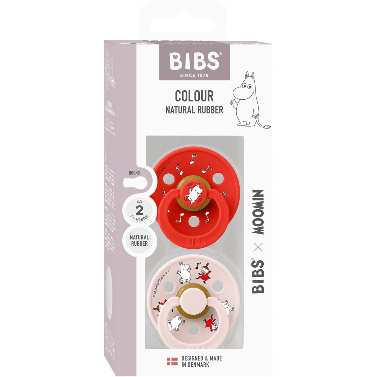 Bibs X Moomin Candy Apple Mix Smokk Colour 2-Pakning Dancing Latex