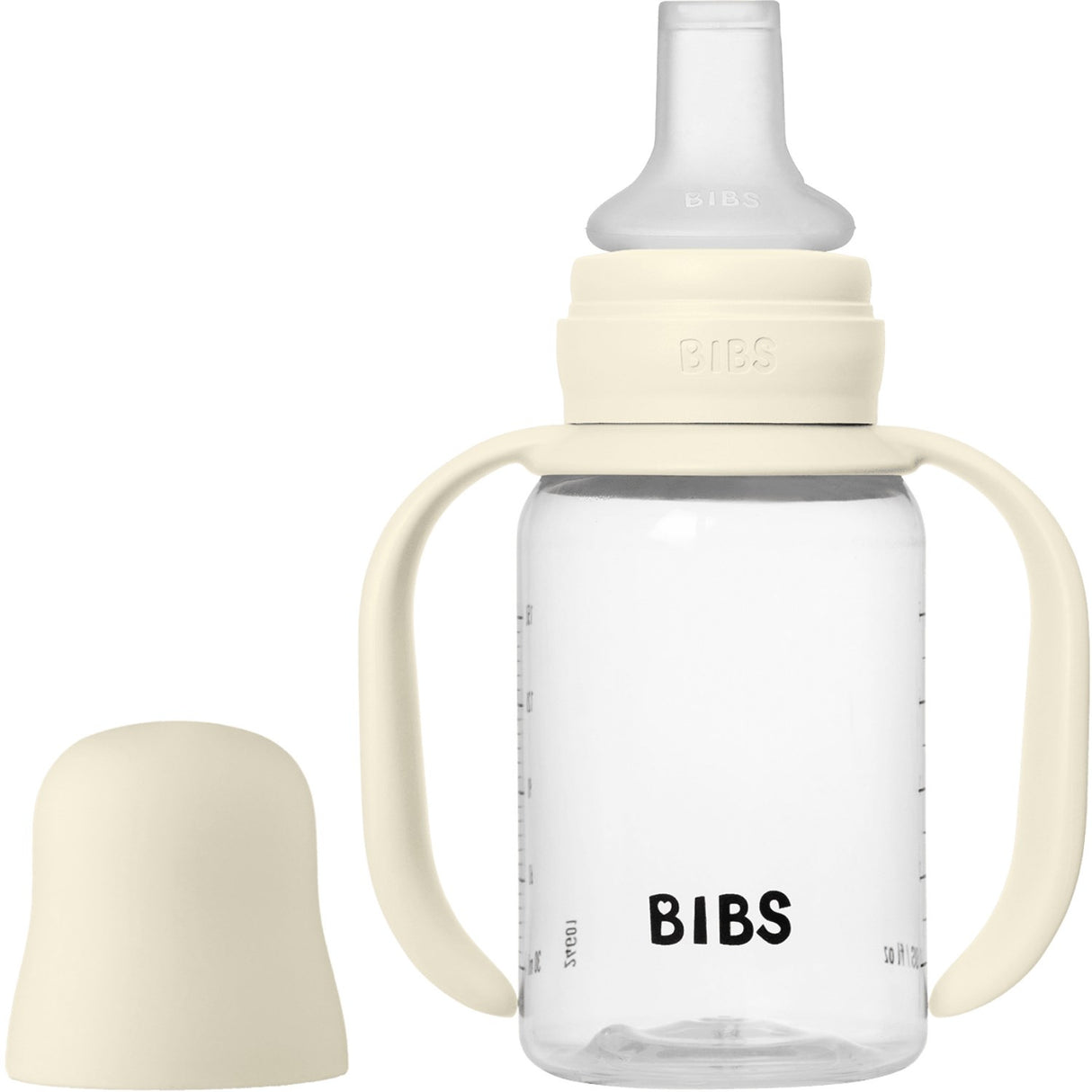 Bibs Ivory Baby Sippy Flaske Spout Round Silikon Slow Flow