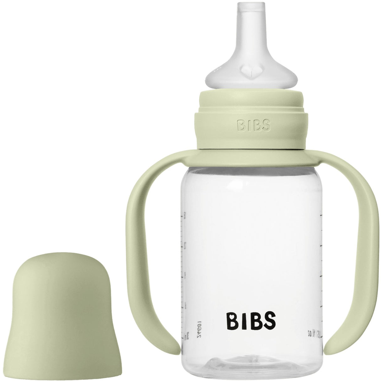 Bibs Sage Baby Sippy Flaske Spout Round Silikon Slow Flow