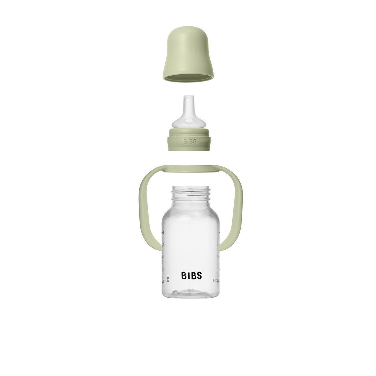 Bibs Sage Baby Sippy Flaske Spout Round Silikon Slow Flow