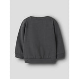 Name It Dark Grey Melange Nmmvimo Ls Sweat Bru Noos