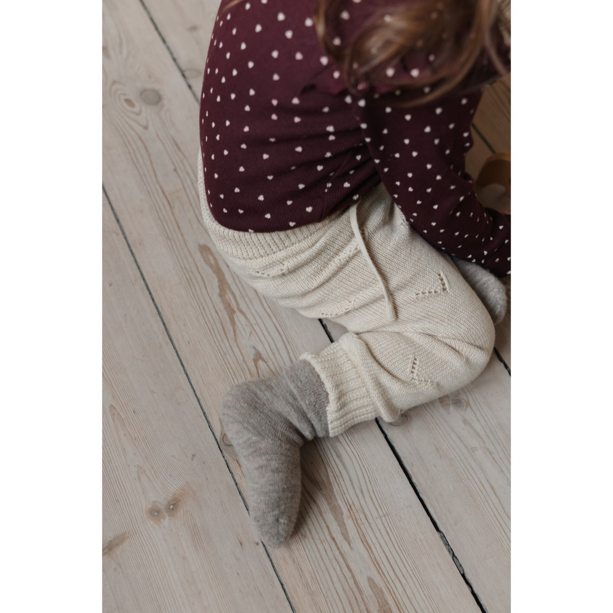 Petit Piao Off White PpDaqa Strikk Bukser