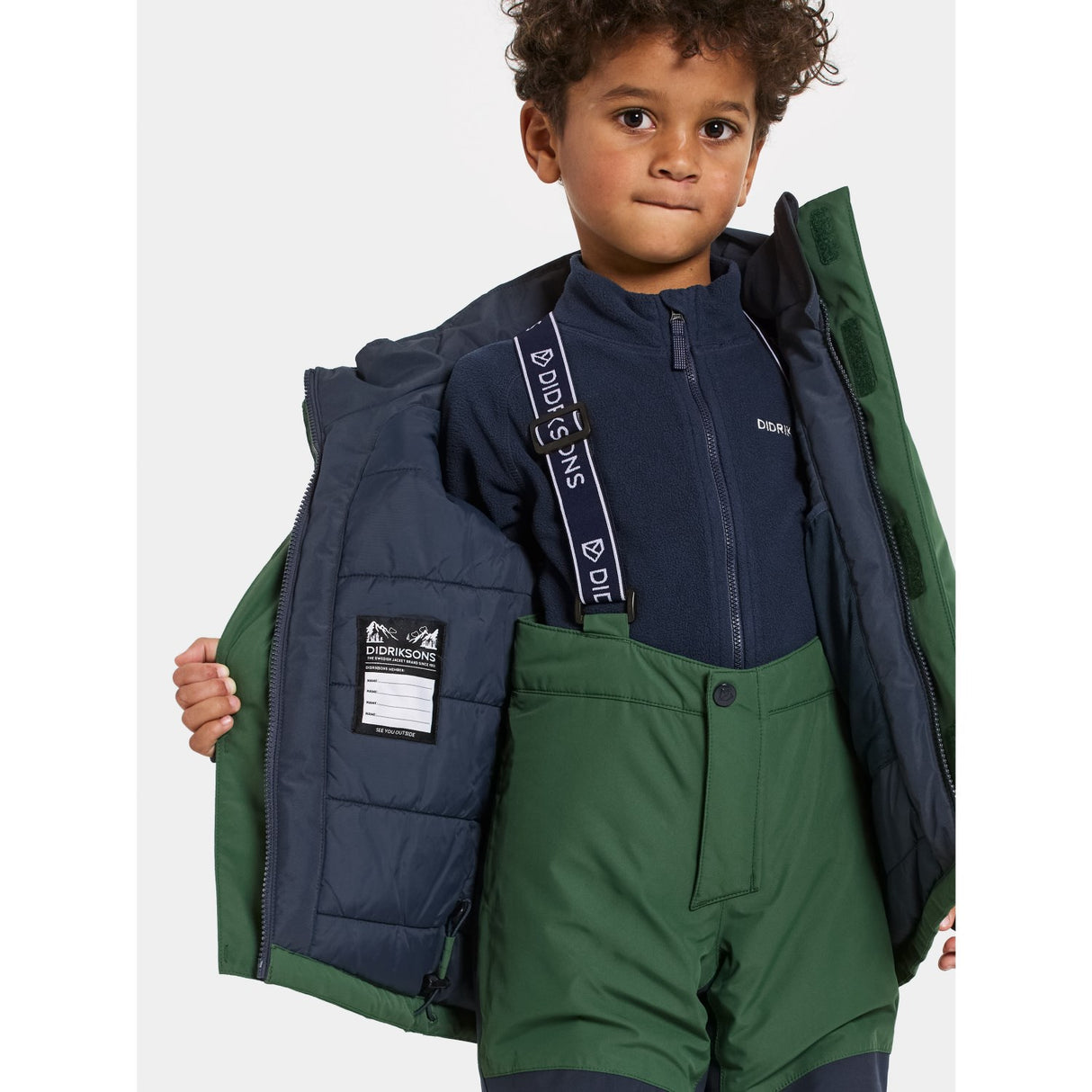Didriksons Pine Green Skare Kids Sett