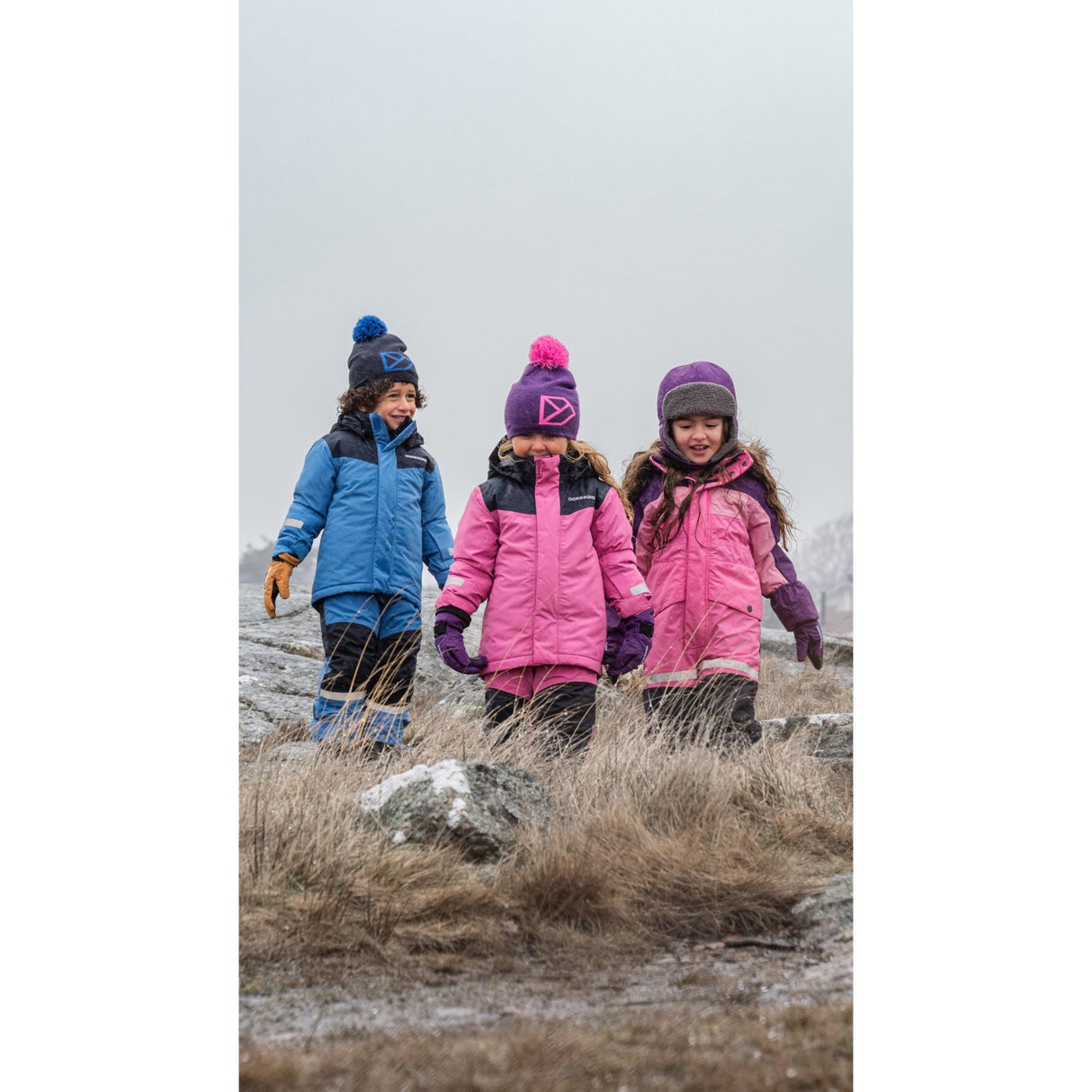 Didriksons Sweet Pink Skare Kids Sett