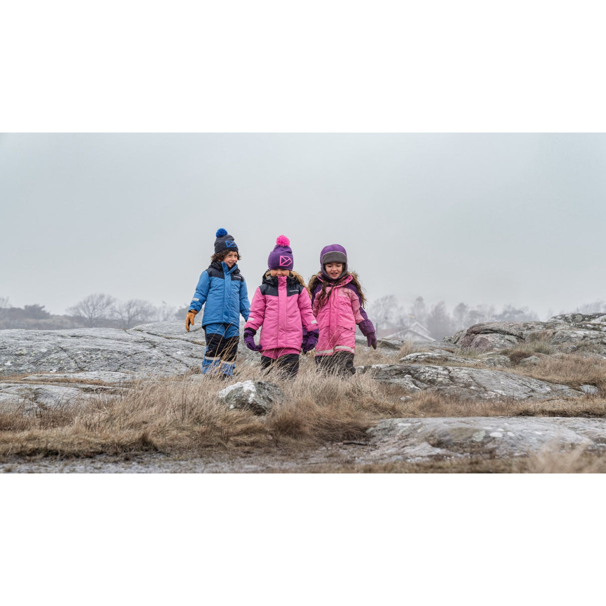 Didriksons Sweet Pink Skare Kids Sett