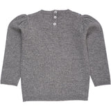 COPENHAGEN COLORS Dk Grey/Blue Comb. Cashmere Bluse W. Halsbånd Deco