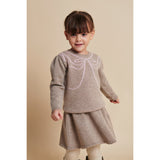 COPENHAGEN COLORS Sand/Bubblegum Comb. Cashmere Bue Deco Bluse