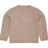 COPENHAGEN COLORS Sand/Lavender Comb. Cashmere Cardigan W. Poplin Bue