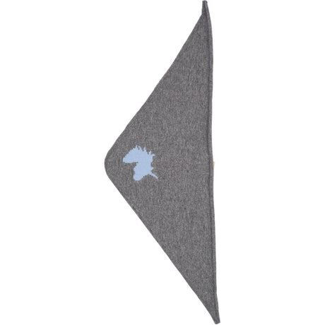 COPENHAGEN COLORS Dk Grey Mel./Blue Cashmere Icon Skjerf