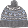 COPENHAGEN COLORS Dk Grey Comb Cashmere Pattern Beanie