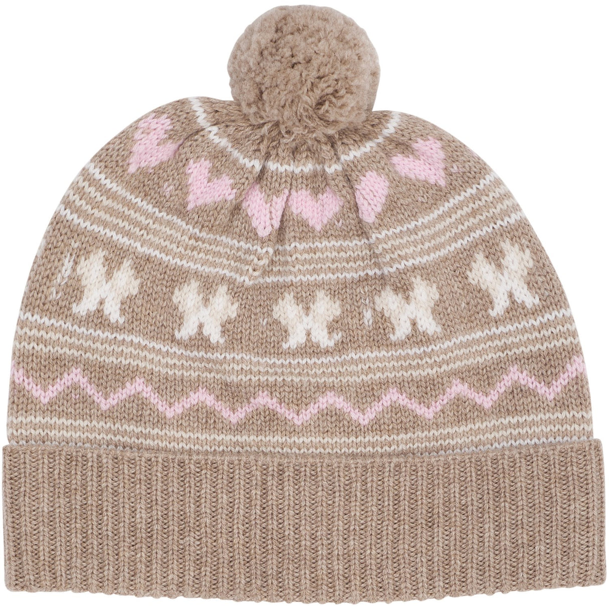 COPENHAGEN COLORS Sand Comb. Cashmere Pattern Beanie