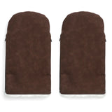 KongWalther Chocolate Brown Faux Suede Østerbro Hansker