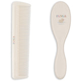 Konges Sløjd Fanga Beige Baby Hairbrush Sett