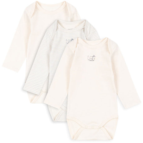 Konges Sløjd Fanga Blue Mix Fio Stripe 3 Pakke Ls Body OCS