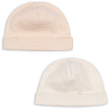 Konges Sløjd Fanga Blush Mix Fio Stripe 2 Pakke Beanie OCS