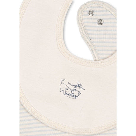 Konges Sløjd Fanga Blue Mix Fio Stripe 2 Pakke Hakesmekke OCS