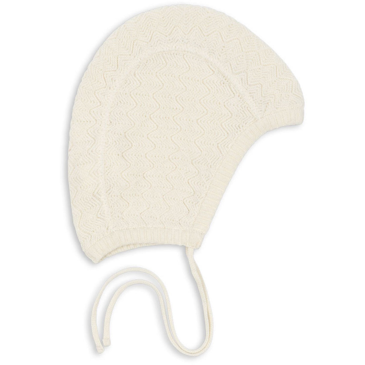 Konges Sløjd Fanga Antique White Venti Strikk Lue GOTS