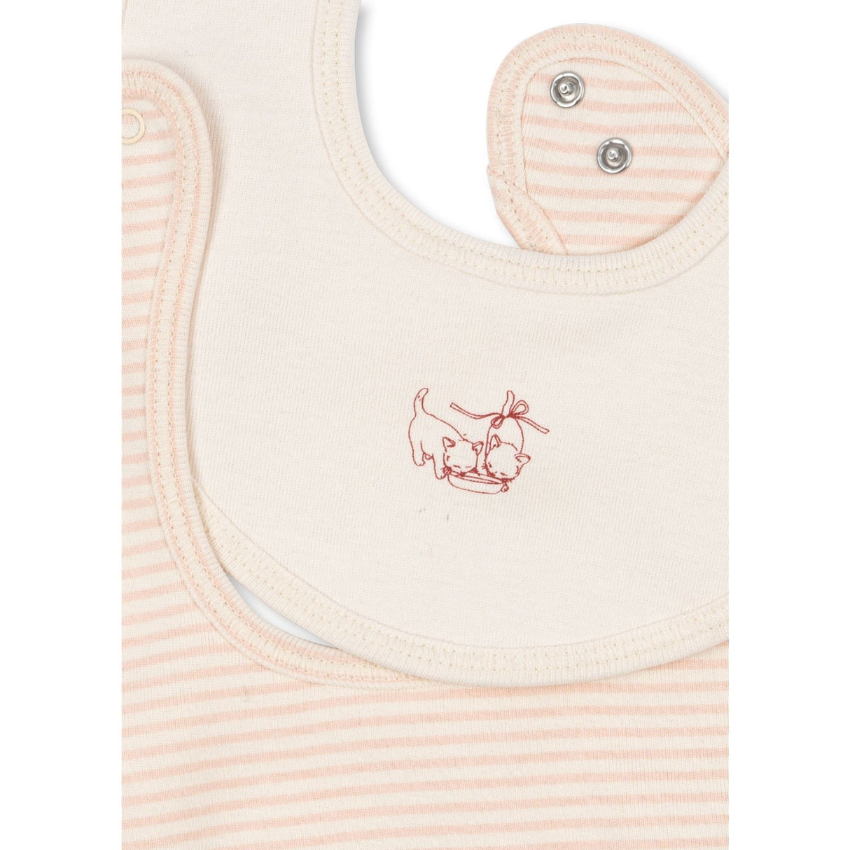 Konges Sløjd Fanga Blush Mix Fio Stripe 2 Pakke Hakesmekke OCS