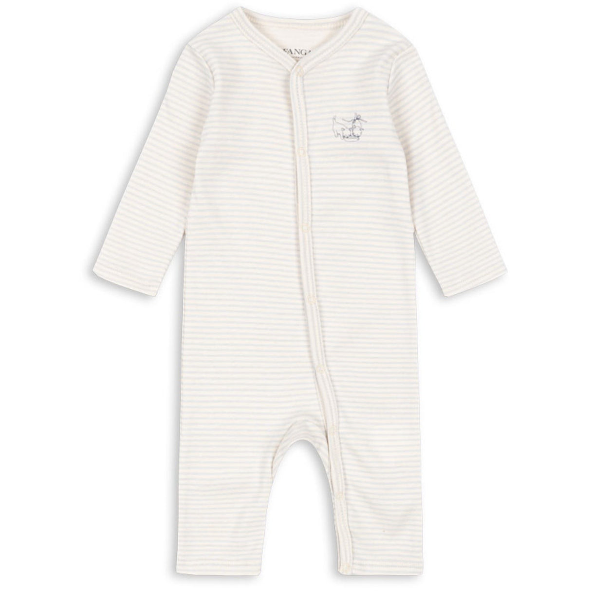 Konges Sløjd Fanga Tea Stripe Gray Dawn Fio Pj OCS