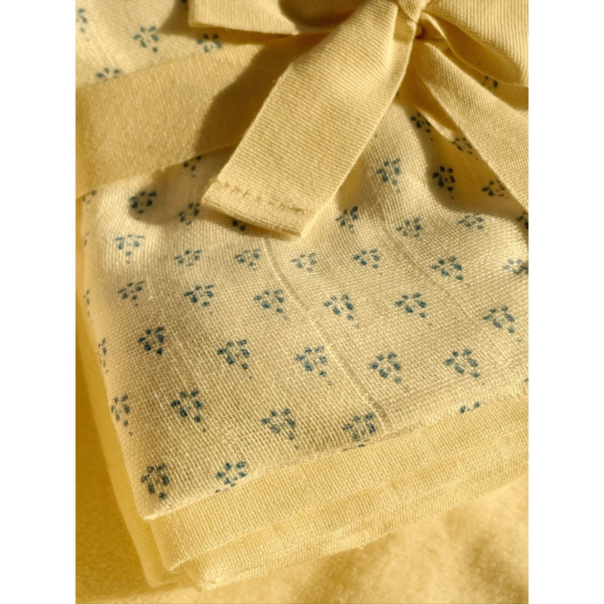 Konges Sløjd Fanga Punto Blu Bellini 3 Pakke Muslin Cloth GOTS