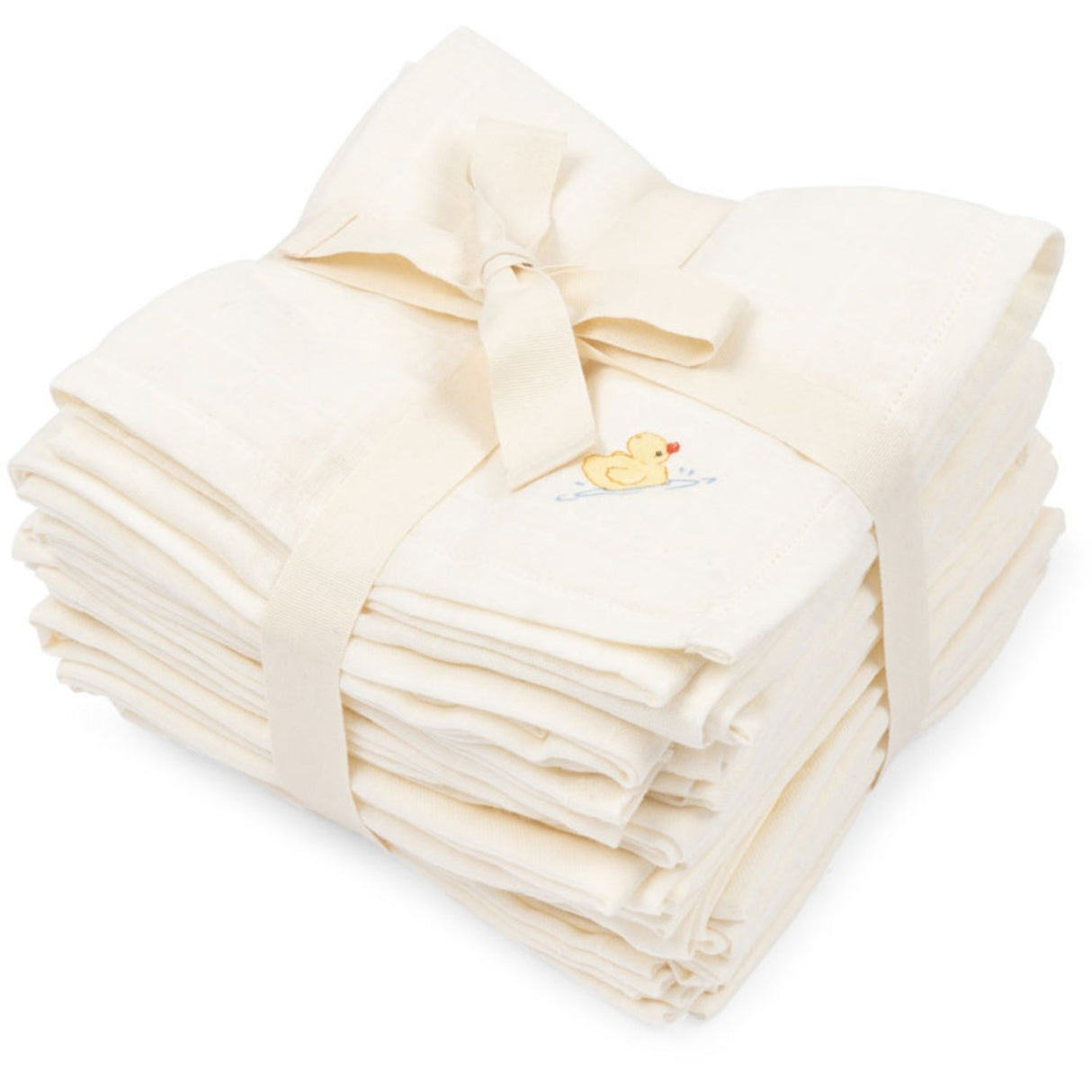 Konges Sløjd Fanga Antique White Nuvoli 10 Pakke Muslin Cloth GOTS