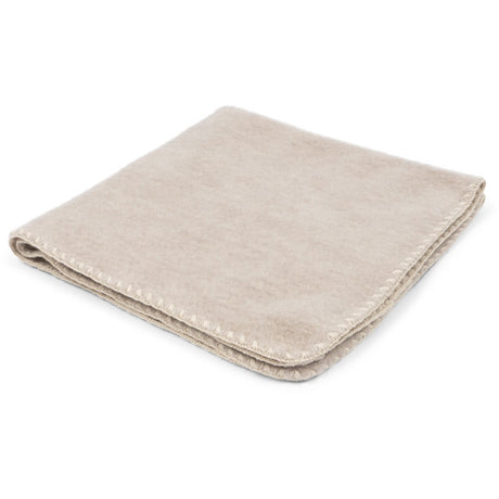 Konges Sløjd Fanga Oatmeal Melange Erba Ull Fleece Baby Teppe