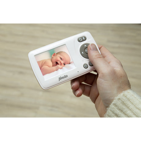 Alecto White/Taupe Video Monitor 2,4 Inch Colour Display