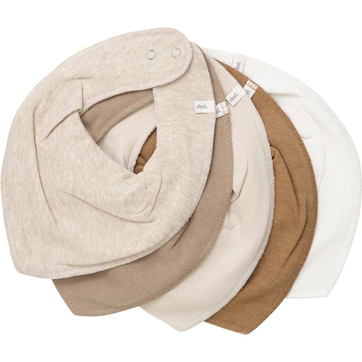 Pippi Rainy Day Bandana Smekke - Solid (5-Pack)