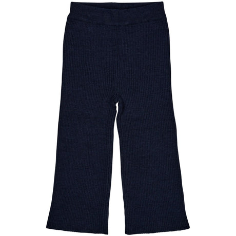 COPENHAGEN COLORS Navy Merino Wide Rib Bukser