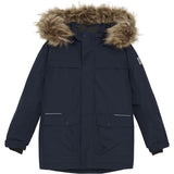 Color Kids Total Eclipse Parka W. Fake Pels
