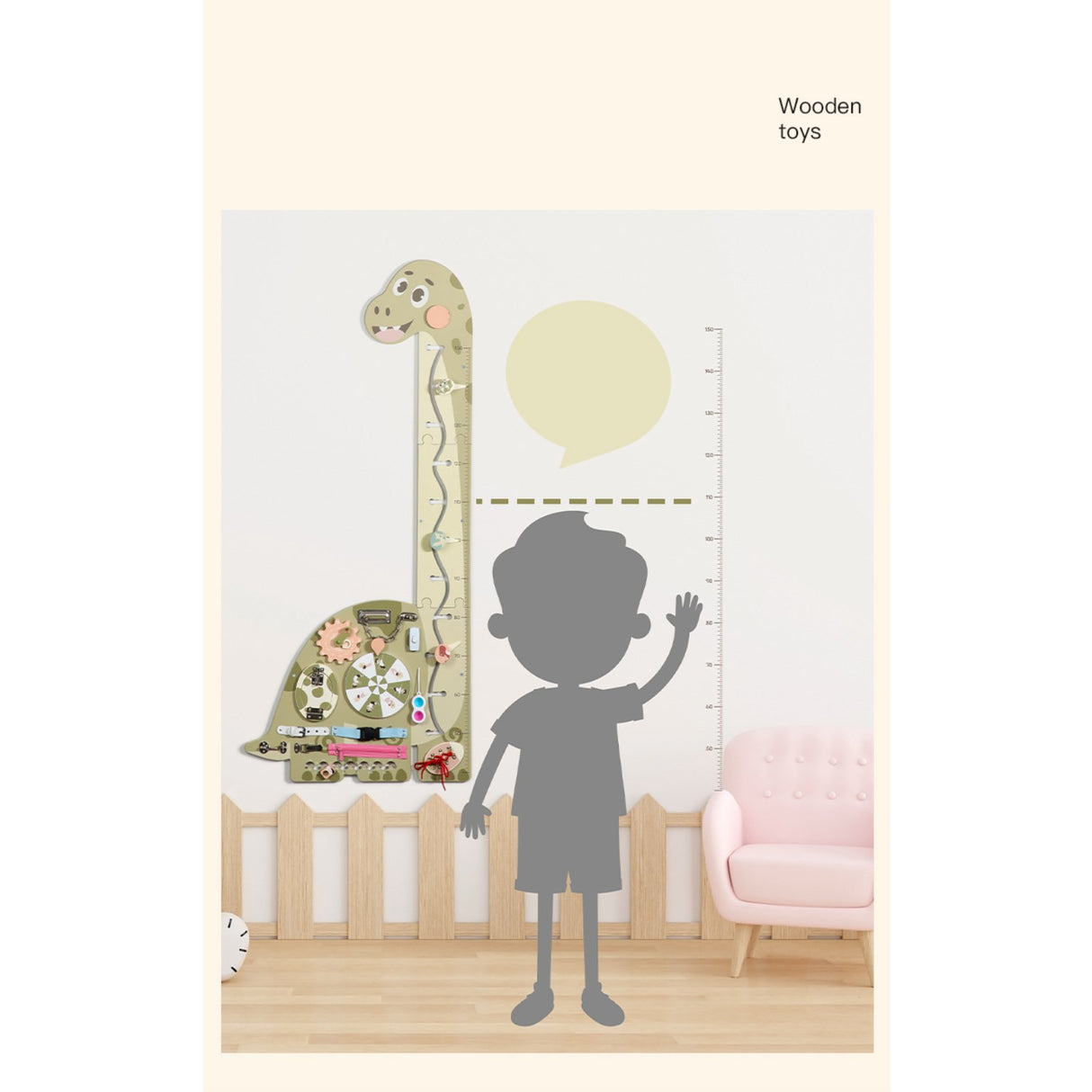 HEMMINGSEN Kids Grønt Langhalset Aktivitetsbrett