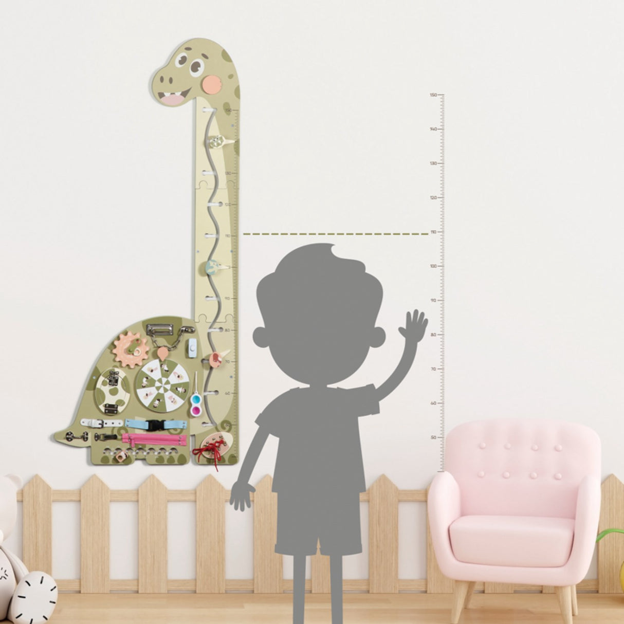 HEMMINGSEN Kids Grønt Langhalset Aktivitetsbrett