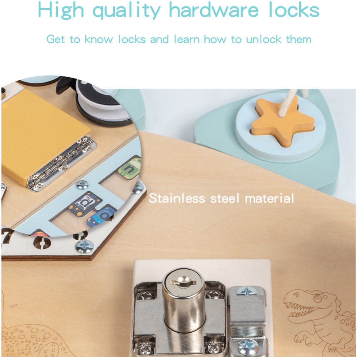 HEMMINGSEN Kids Natur Dino Aktivitetsbrett