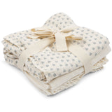 Konges Sløjd Fanga Punto Blu Bellini 3 Pakke Muslin Cloth GOTS