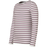 Name It Cloud Dancer Seal Brown + Keepsake Lilac Nkfvemma Glitter Ls Slim Topp