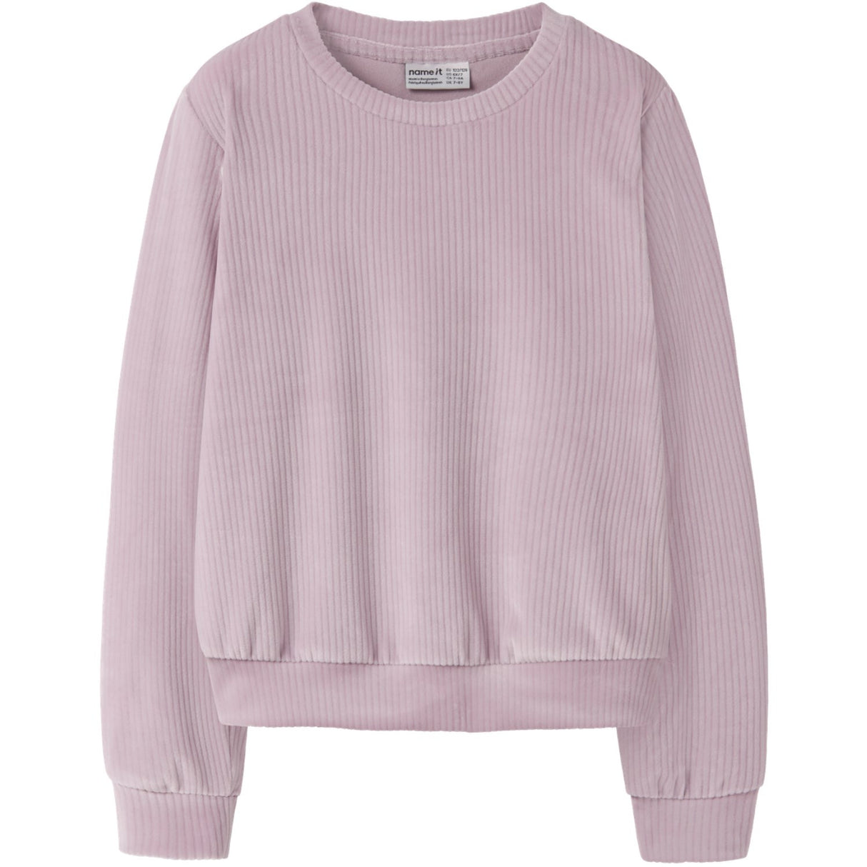 Name It Keepsake Lilac Nkfveloa Ls Fløyel Kort Topp
