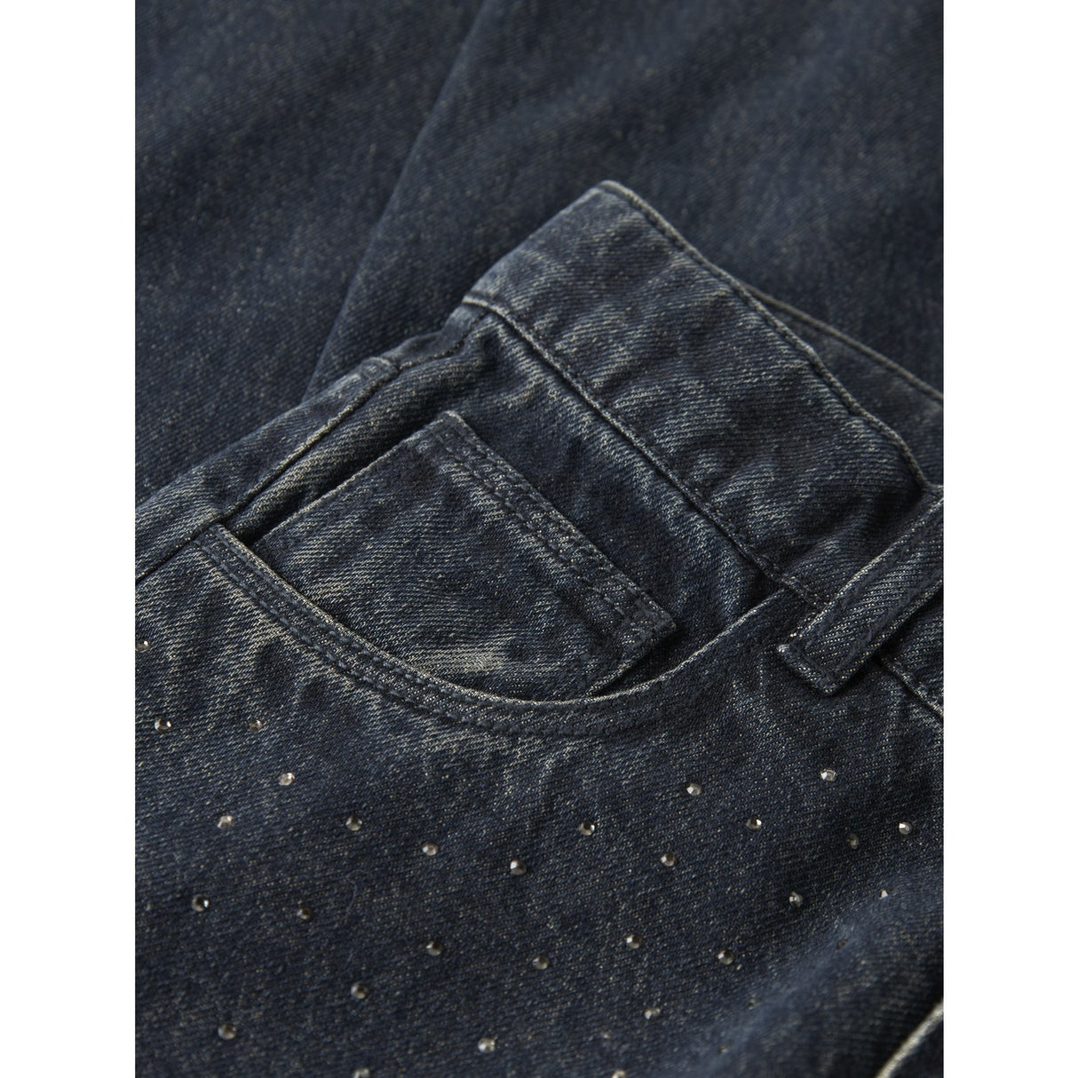 Name It Dark Midnight Denim Nkfrose Wide Rhine Jeans 2424-Im S