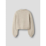 Name It Cement Black Bow Nkfrina Ls Strikk Card