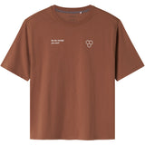 Name It Carob Brown Nkmoakley Ss Nreg Topp Bf