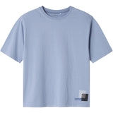 Name It Rain Washed Nkmoakley Ss Nreg Topp Bf