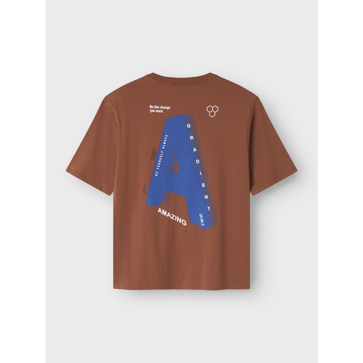 Name It Carob Brown Nkmoakley Ss Nreg Topp Bf