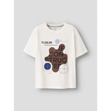 Name It Cloud Dancer Nkmoakley Ss Nreg Topp Bf