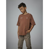 Name It Carob Brown Nkmoakley Ss Nreg Topp Bf