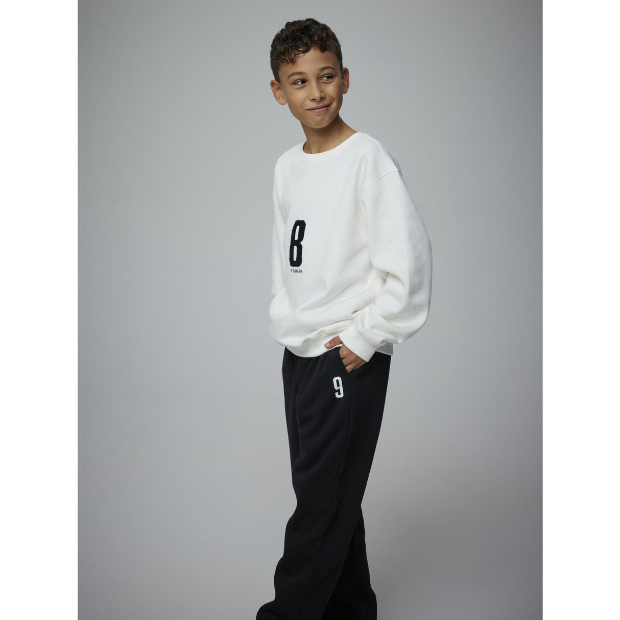 Name It Black Nkmonslo Loose Swe Bukser Bru Bf