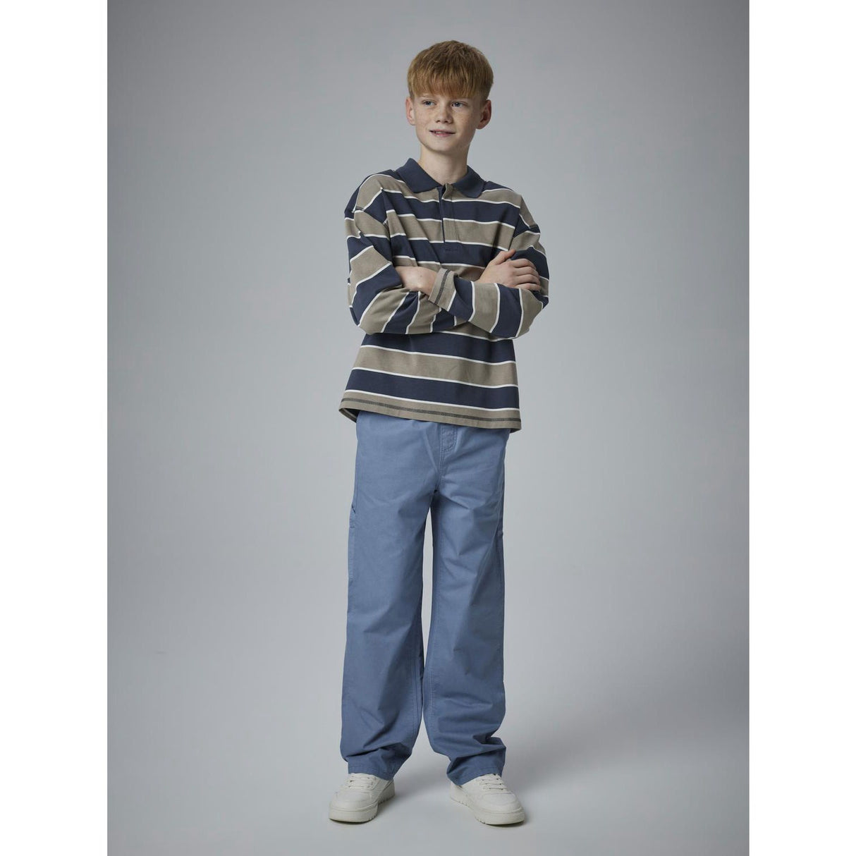 Name It Roasted Cashew Nkmollie Ls Rlx Polo Bf