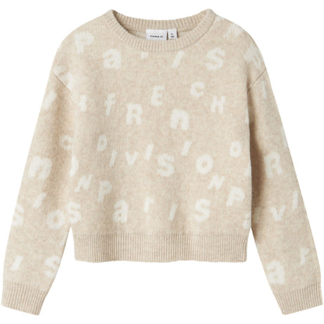 Name It Sandshell Nmfoline Ls Strikk Bf